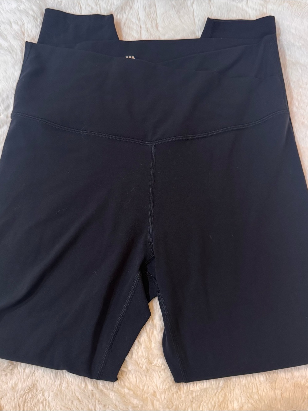 all in motion Black High-Rise Bike Shorts